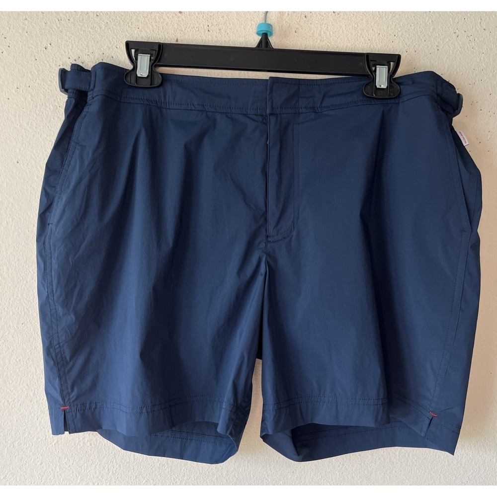 Orlebar Brown Men's Swim Shorts Adjustable Side Buckles sz 36 Navyblue Bulldog